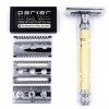 Parker Safety Razor Parker Convertible - double tête Rasoir de sécurité ouvert et fermé peigne tête et Rasoir de Sécurité à