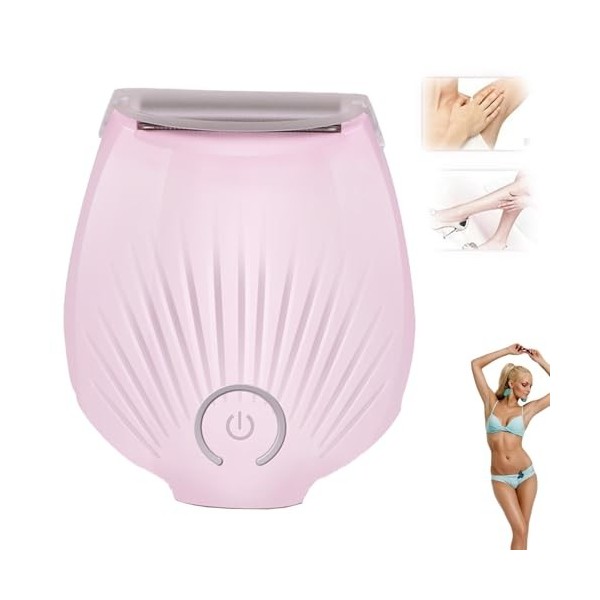 UCONN Rasoirs Électriques pour Femmes Format De Poche Lavable Utilisation Humide Et Sèche pour Les Jambes Les Aisselles Lépi