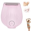 UCONN Rasoirs Électriques pour Femmes Format De Poche Lavable Utilisation Humide Et Sèche pour Les Jambes Les Aisselles Lépi