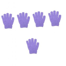 minkissy 50 Pièces Gants De Bain À Cinq Doigts Éponges Pour Le Nettoyage Mitaine De Bain Gommage Scrubstar Pour Femmes Gants 