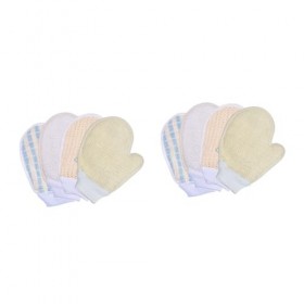Beaupretty 8 Pièces Gants Pour Le Nettoyage Du Corps Gants De Gommage Type De Gant Serviettes De Bain Engourdies Végétales Br