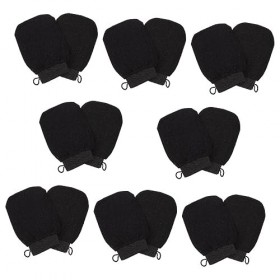 minkissy Lot de 16 gants de bain exfoliants pour le corps, gants de massage du corps, éponge de bain, serviettes de nettoyage