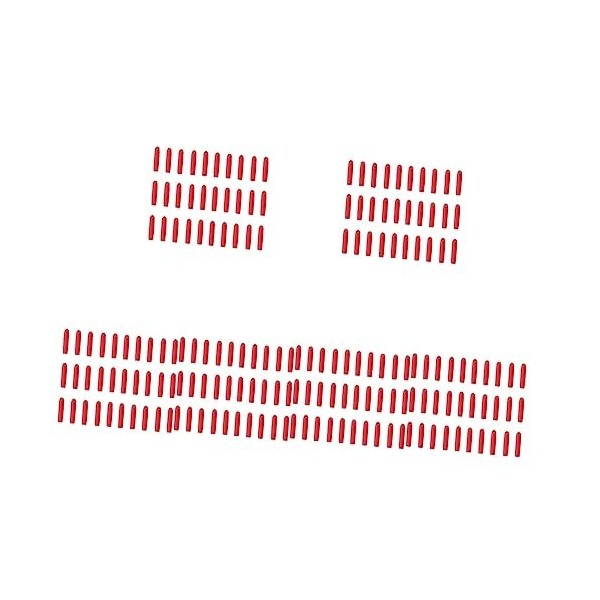 FRCOLOR 700 Pièces Protecteur De Pointe De Pince à Épiler Pince à Épiler En Caoutchouc Couverture De Pincettes De Pincettes à