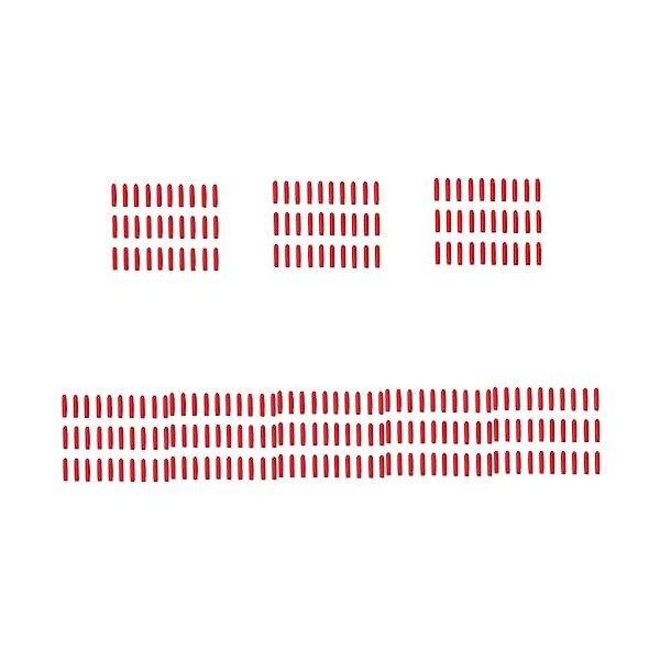 FRCOLOR 700 Pièces Protecteur De Pointe De Pince à Épiler Pince à Épiler En Caoutchouc Couverture De Pincettes De Pincettes à