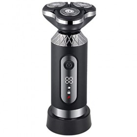 Lodokdre Vite le Rasoir Électrique de Charge, Rechargeable Tout le Corps Rinçage Intelligent le Rasoir DAffichage Numérique,