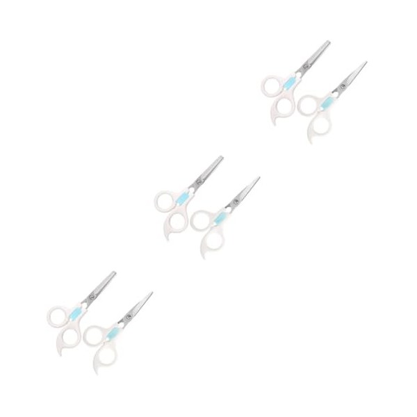 FRCOLOR 4 Pièces Enfants Costumes Barbier Coiffure Ciseaux Kit Coiffure Rasoir Cisailles Coupe Dents Cisailles