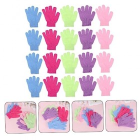 minkissy 48 Pièces Gants De Bain Mitaines Mitaines Gants De Gommage Pour Le Corps Gantelets Pour Hommes Bain DHuile Gant De 