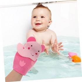 Beaupretty 9 Pièces Serviette De Bain Animal Mitaines Accessoires De Bain Pour Filles Gant Gants De Bain Exfoliants Gants De 