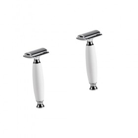 Beavorty 2 Pièces Papillon Ouvert Rasoir Machine À Raser Double Máquinas De Afeitar Para Hombres Rasuradoras Para Hombres Cha