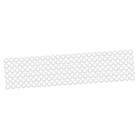 Sosoport 5 Pièces 3 30 Pièces Joints Blancs Universels Collier Outil Para Anneau Preuve Anneaux Protection Cheveux Nettoyage 