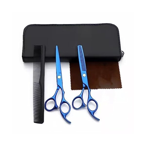 OEM professionnel coupe de cheveux ciseaux ensemble de coupe de cheveux de salon coiffing en acier inoxydable