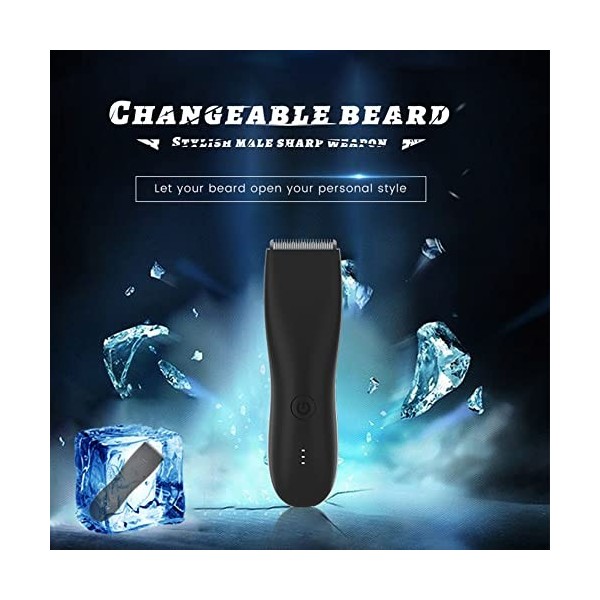 YSBRYD 1 ensemble tondeuse à barbe électrique rechargeable pour le corps et les poils