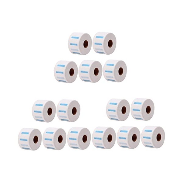 minkissy 10 Rouleaux Tour De Cou En Papier Coiffeur De Tissu De Cou Bande De Cou De Barbier Rasage Bandes Enveloppantes Pour 