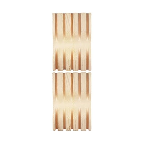 FOMIYES 1 Pc Support à Ciseaux En Bois Massif Outil De Coiffeur Plateau à Ciseaux En Bois Porte-ciseaux Pour Coiffeur Porte-c