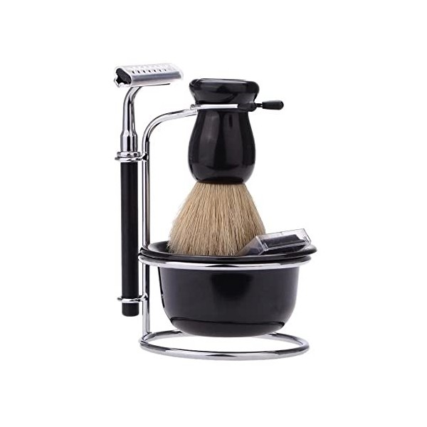 WJPTL Hommes Supports de Brosse de Rasoir pour Hommes ， Ensemble de Barbe Professionnel Support de Bol Support de Brosse de R