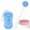 XUAN ZILUO Gants Exfoliants Silicone Serviette de Bain, Baignoire Brosse et arrière, Double Face Gants éponge de Boue ménager