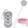 XUAN ZILUO Gants Exfoliants Silicone Serviette de Bain, Baignoire Brosse et arrière, Double Face Gants éponge de Boue ménager