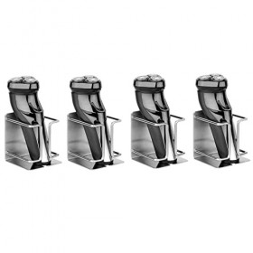Daconovo 4X Support de Rasoir électrique Support de Rasoir Mural Auto-Adhésif En Acier Inoxydable Support