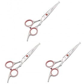 FRCOLOR 3 Pièces Ciseaux À Barbe Ciseaux Ciseaux De Coiffure Ciseaux De Coupe De Cheveux En Acier Inoxydable Ciseaux À Cheveu