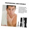 12 Pièces Ensemble De Stylo Moustache Kit De Cosmétologie Kit De Toilettage Pour Hommes Peigne À Cheveux Pour Hommes Ciseaux 