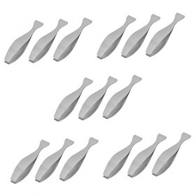 Beaupretty 15 Pcs Hair Removal Clip Meat Hair Remover Tool Hair Removers Tweezers Animal Hair Spatule En Acier Inoxydable Pin