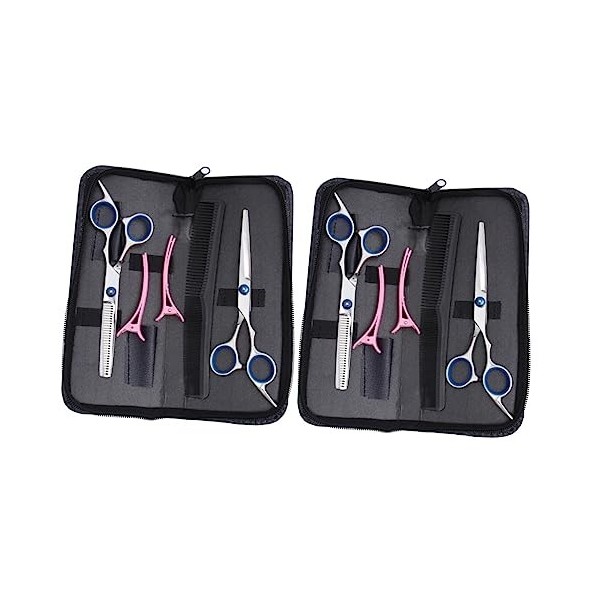 DOITOOL 2 Pièces Tondeuses Professionnelles Pour Barbiers Ensembles De Tenues Pour Femmes Ciseaux À Effiler Kit De Cheveux Po