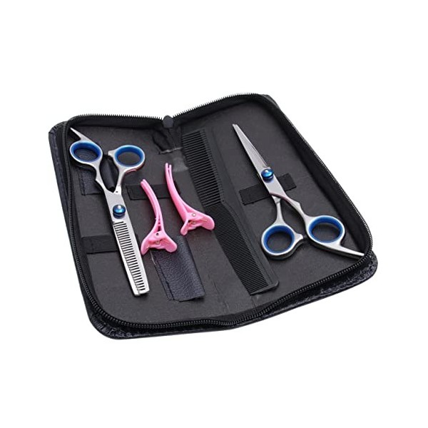 DOITOOL 2 Pièces Tondeuses Professionnelles Pour Barbiers Ensembles De Tenues Pour Femmes Ciseaux À Effiler Kit De Cheveux Po
