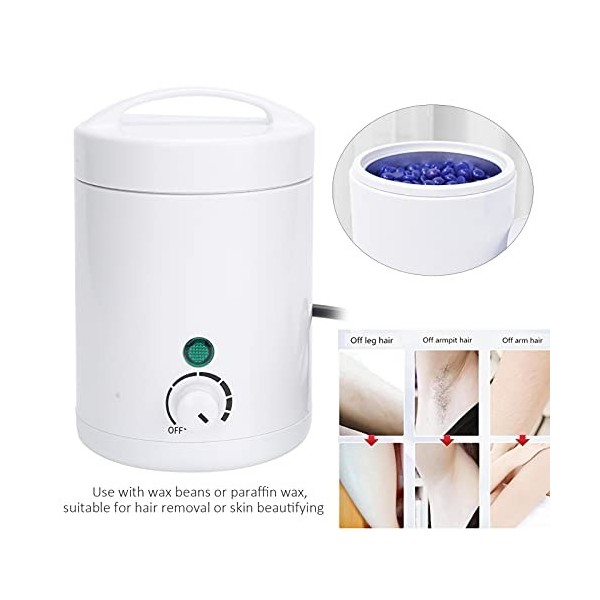 Mini Chauffe-cire électrique Professionnel, Machine Unisexe Dépilation de Cire de Paraffine pour Hommes Femmes Sourcils Jamb