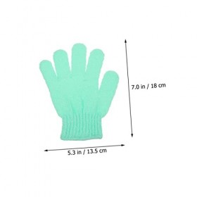 FOMIYES 60 Pcs Gants Exfoliants Gommages Corporels Gants De Gommage Pour Hommes Gants Pour Hommes Gant De Luffa De Bain Épura