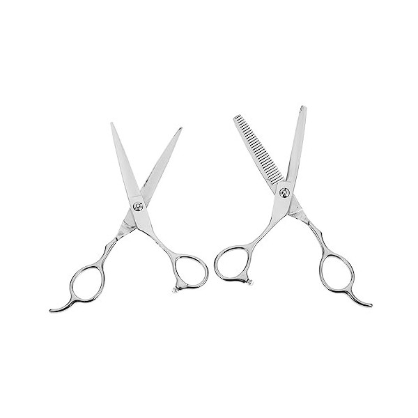 minkissy 2 Pièces Ciseaux Gauchers Ciseaux De Coiffure Cisaillement De Coiffeur Ciseaux De Salon Cisaillement Amincissant Cis