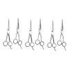 POPETPOP 4 Pièces Ciseaux En Acier Inoxydable Tondeuses Pour Animaux Dents Coupe Ciseaux Coupe De Salon De Coiffure Peigne De