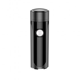 Seufrtyuo Rasoirs éLectriques Barbe TêTe Rasage ImperméAble Rechargeable Lame Machine de Rasage pour Mari Noir