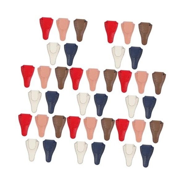 POPETPOP 15 Pcs De Protection Pour Coupe-Ongles Pochette Pour Ciseaux À Ongles Pochette Pour Ciseaux En Cuir Pour Ciseaux Cis