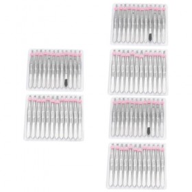 minkissy Lot de 72 pinces à épiler de précision en acier inoxydable pour épilation du visage - Pince à épiler inclinée - Pinc