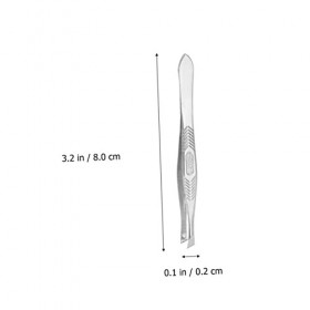 minkissy Lot de 72 pinces à épiler de précision en acier inoxydable pour épilation du visage - Pince à épiler inclinée - Pinc