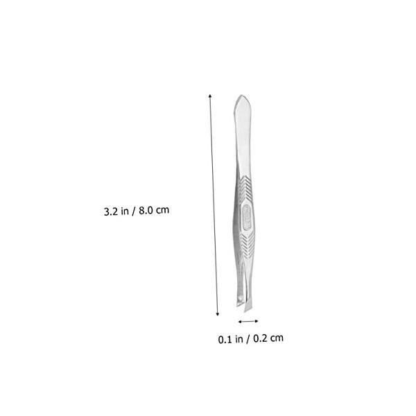 minkissy Lot de 72 pinces à épiler de précision en acier inoxydable pour épilation du visage - Pince à épiler inclinée - Pinc