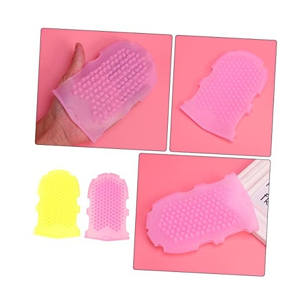 ABOOFAN 6 Pièces Brosse À Gants De Bain Masseur À Main Mitaines DÉpurateur De Poche Gant De Bain Spa Gants De Bain En Mousse