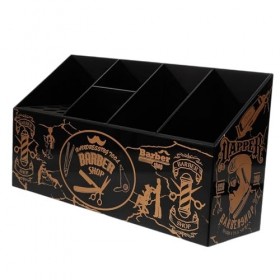 DRESSOOS Support De Cisaille Pour Barbier Fournitures De Salon De Porte-ciseaux De Salon Boîte De Rangement Pour Peigne à Che