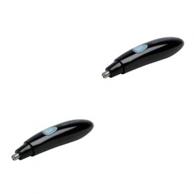 FRCOLOR 2 Pièces Tondeuse À Sourcils Ciseaux Nez Tondeuses À Cheveux Pour Hommes Épilation Du Nez Coupe-Poils Du Nez Tondeuse