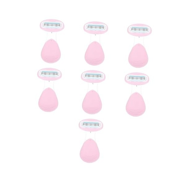 Beavorty 7 Pcs Aisselle Portable Cosmétique Jambe Rasoir Retrait Discret Rasage Tondeuse Corps Rasoir Outil Pour Femme Aissel