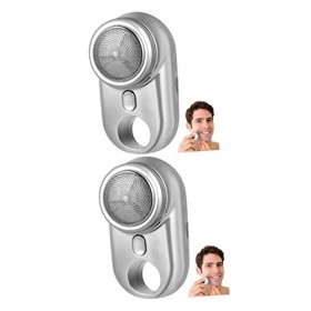 minkissy 2 Pièces Rasoir Électrique Mini Rasoirs Pour Hommes Rasoirs Pour Hommes Rasoir Tondeuse Électrique Maquinilla De Afe