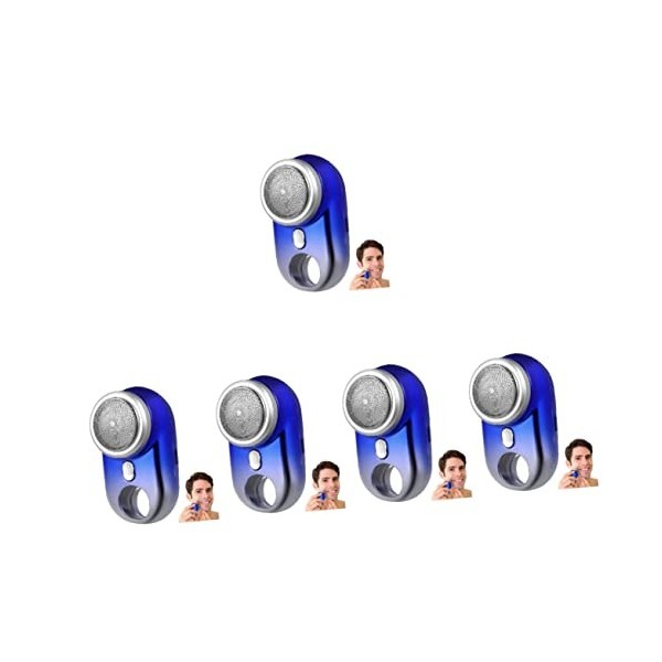 minkissy 2 Pièces Rasoir Électrique Mini Rasoirs Pour Hommes Rasoirs Pour Hommes Rasoir Tondeuse Électrique Maquinilla De Afe