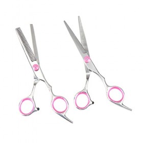 FOMIYES Outils 2Pcs Outils Outils De Coiffure Ciseaux Ciseaux De Coupe De Cheveux Cisailles De Barbier Ciseaux À Dents À Coup