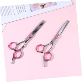 FOMIYES Outils 2Pcs Outils Outils De Coiffure Ciseaux Ciseaux De Coupe De Cheveux Cisailles De Barbier Ciseaux À Dents À Coup