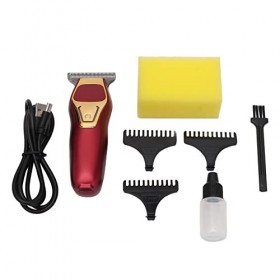 Tondeuse à Cheveux pour Hommes Rechargeable sans Fil en Forme de R Tondeuse à Cheveux Portable Professionnelle pour Têtes Plu