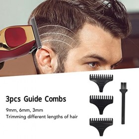 Tondeuse à Cheveux pour Hommes Rechargeable sans Fil en Forme de R Tondeuse à Cheveux Portable Professionnelle pour Têtes Plu