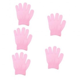 FOMIYES 50 Pièces Gants De Bain À Cinq Doigts Serviettes De Bain Luffa De Bain Épurateurs De Visage Gant Autobronzant Brosse 
