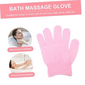 FOMIYES 50 Pièces Gants De Bain À Cinq Doigts Serviettes De Bain Luffa De Bain Épurateurs De Visage Gant Autobronzant Brosse 