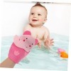 minkissy Lot de 12 serviettes de bain en forme danimal - Accessoires de bain pour filles - Gants exfoliants compacts - Gants