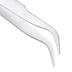 Pince à épiler 3 en 1 en acier inoxydable - Pince à épiler droite / plate / coude